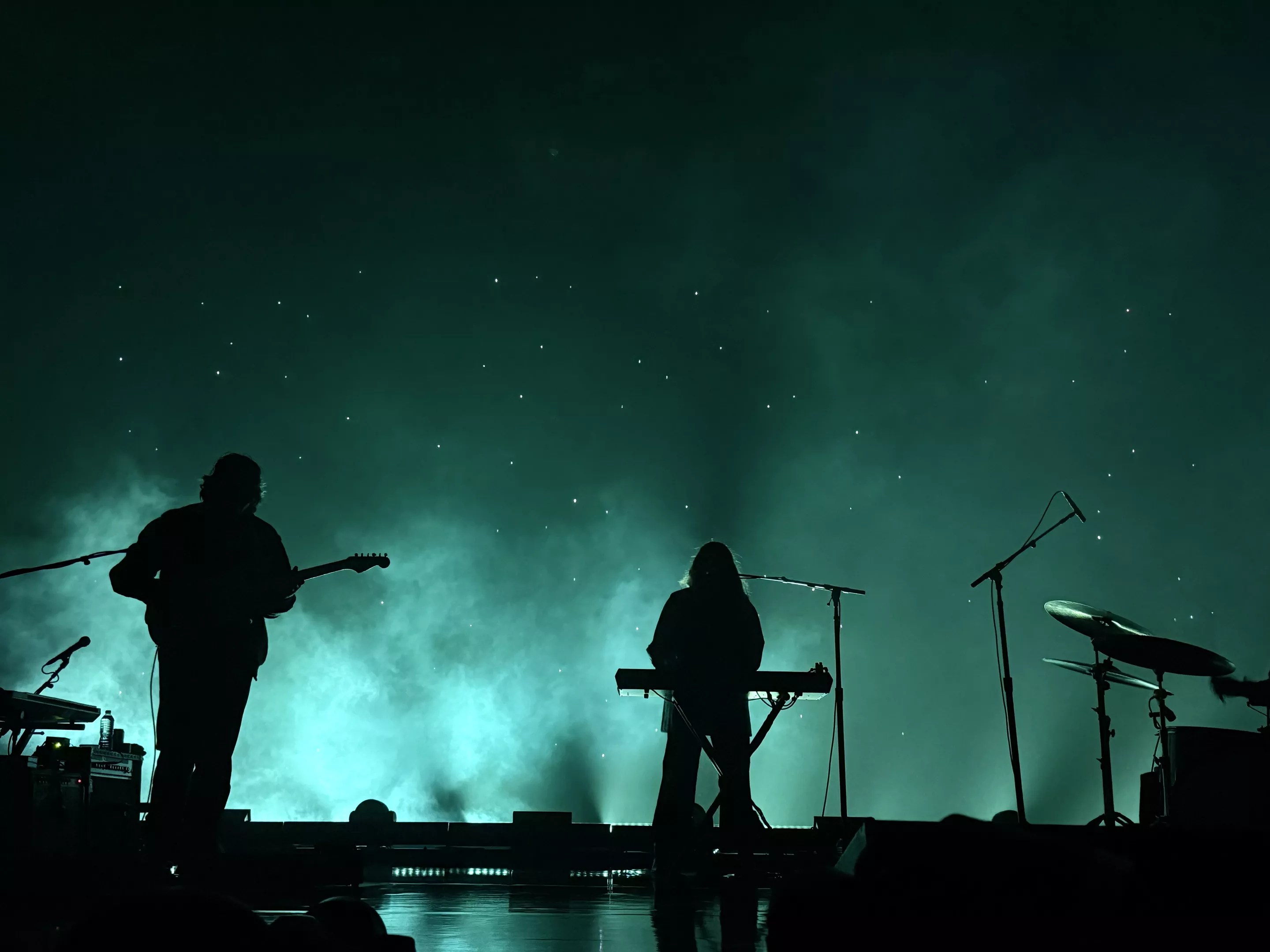 Beach House performing in Denver