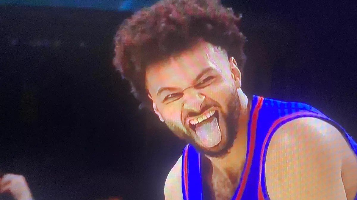 Jamal Murray during a playoff game