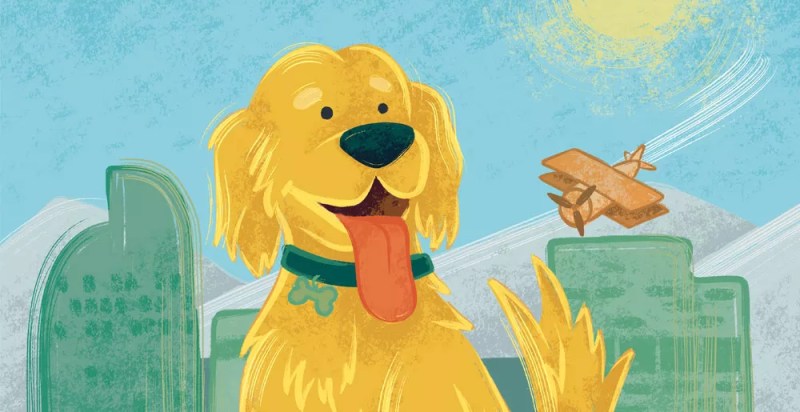 illustration of dog