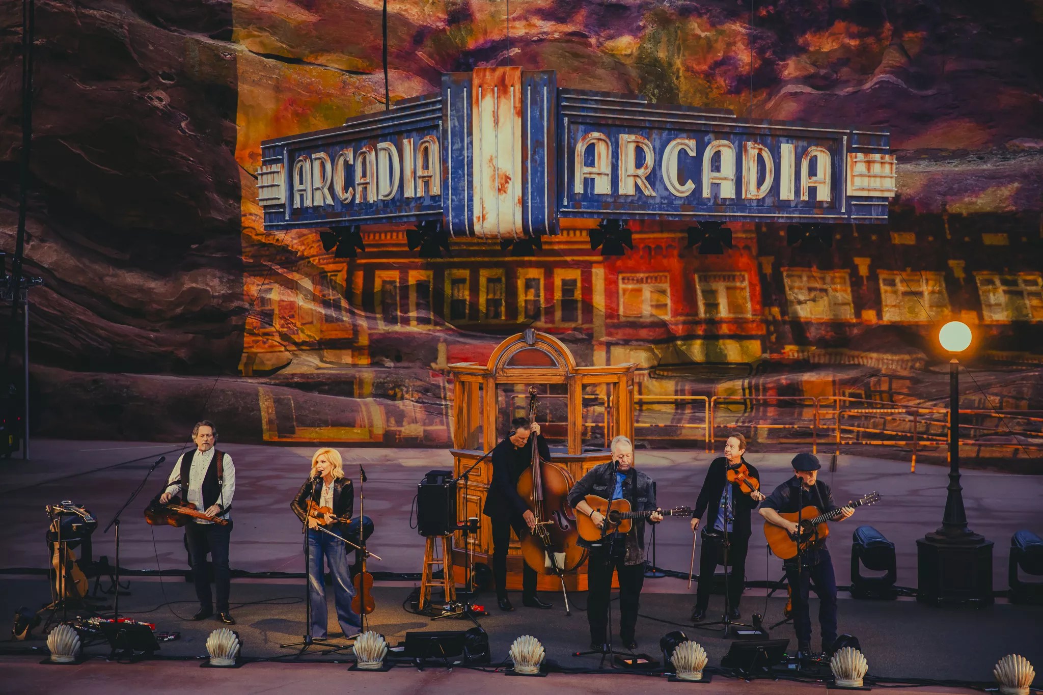 Alison Krauss & Union Station performed to a sold-out crowd at Red Rocks.