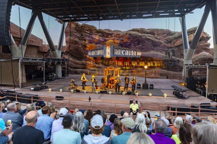 Alison Krauss & Union Station performed to a sold-out crowd at Red Rocks.
