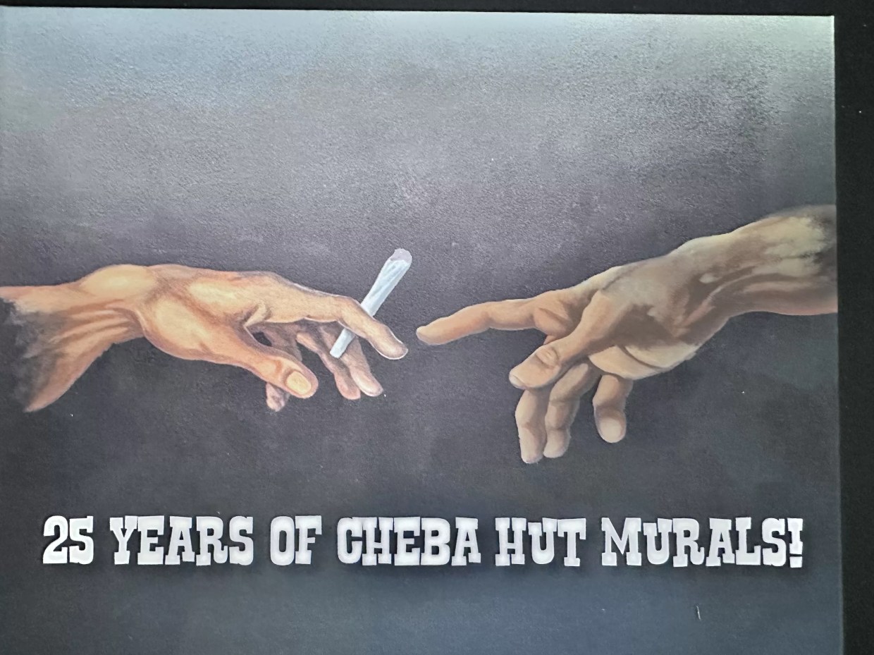 A lookbook with colorful images of more than 40 hand-painted murals.