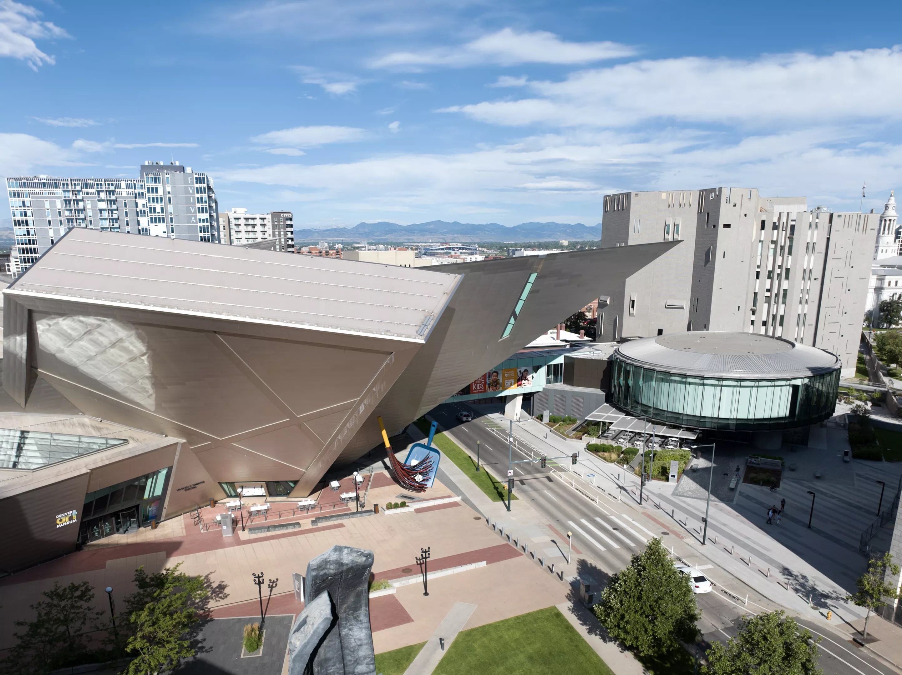 A photo of buildings in the city of Denver