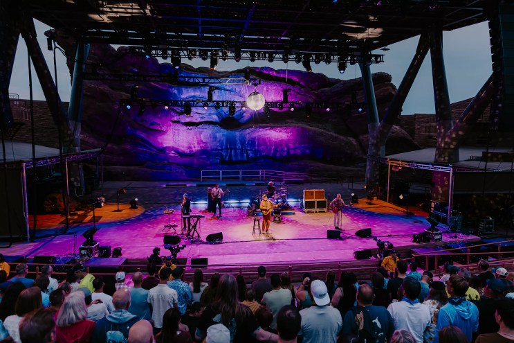CAKE performed at Red Rocks Amphitheatre on Thursday, July 24, 2025, with a special two-set performance.