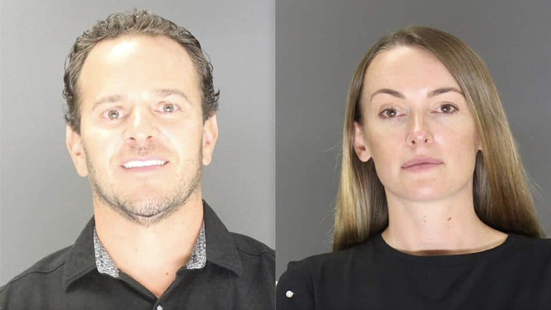 man and woman in mug shots