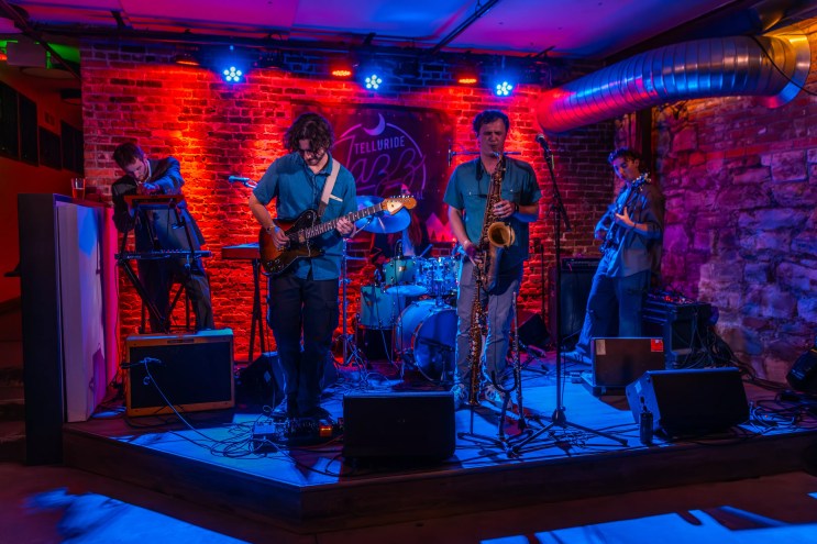 End All Quintet played in the daytime and at night in Telluride this past weekend.