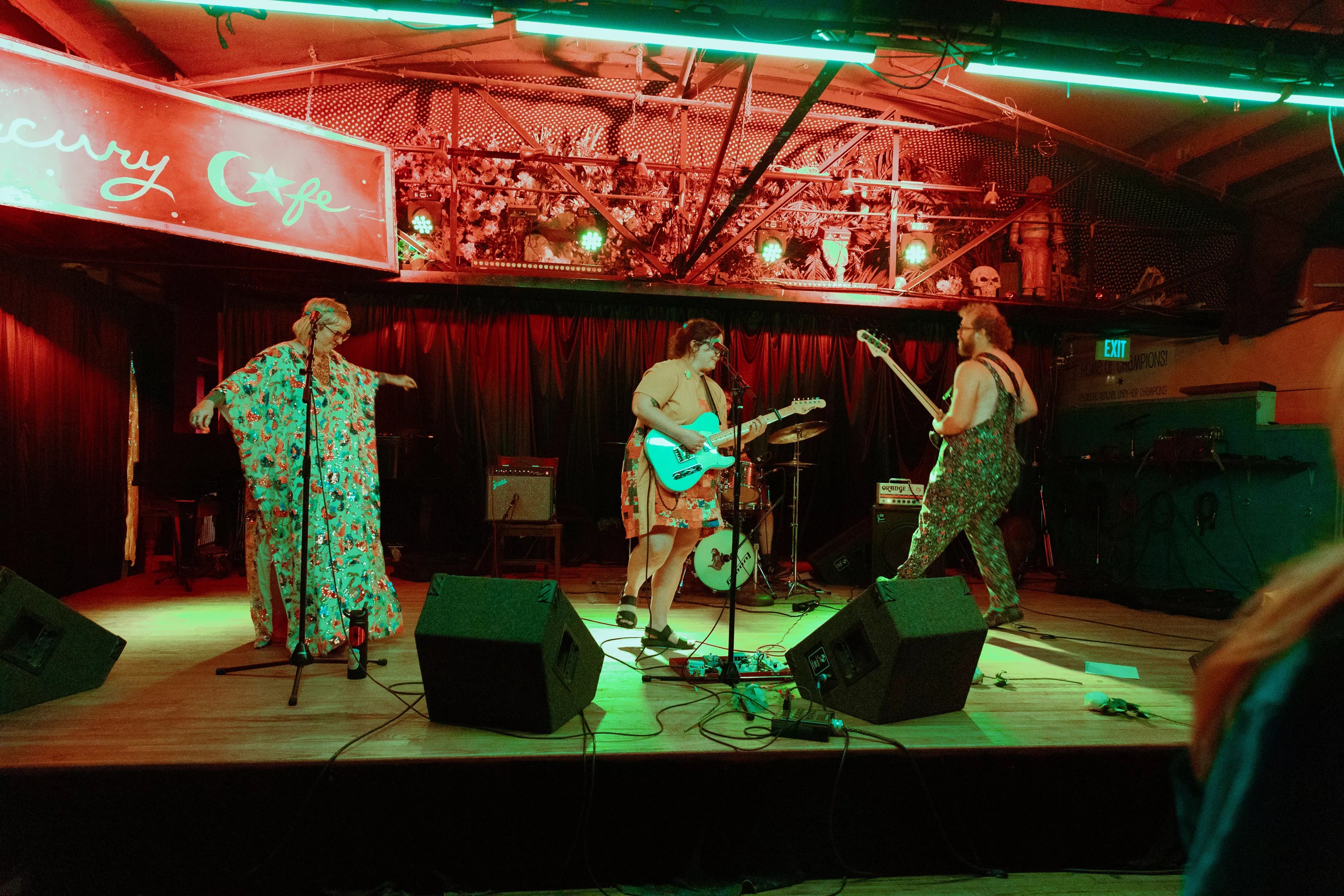 band performing on stage