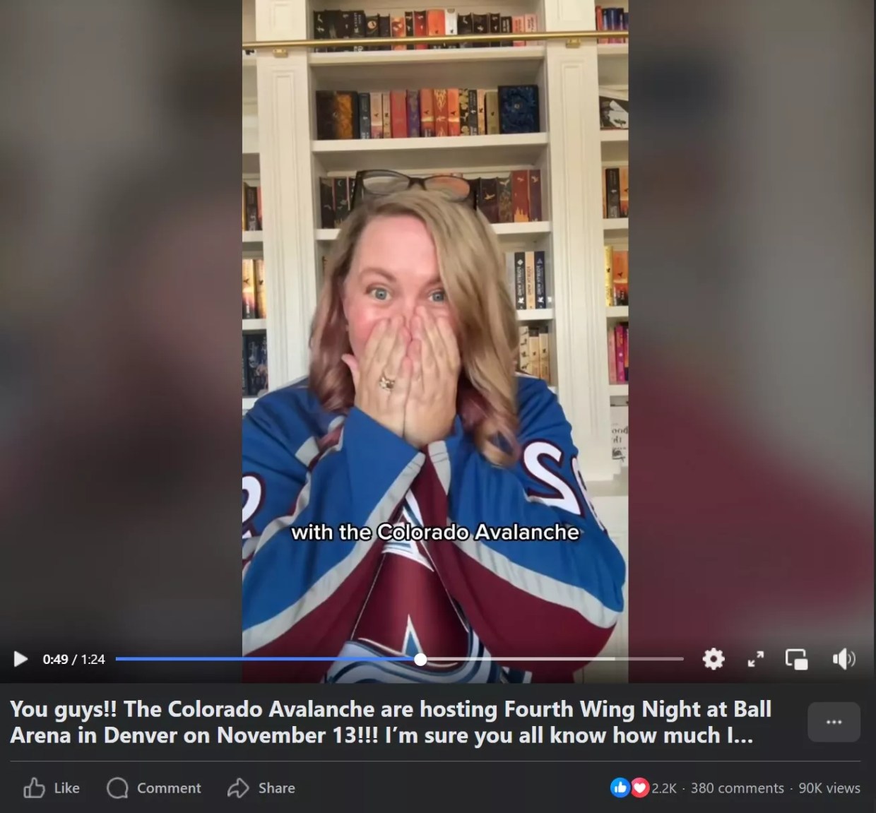 Romantasy and Ice Hockey Collide: Rebecca Yarros Apologizes After Fourth Wing Night Tickets Sell Out Immediately