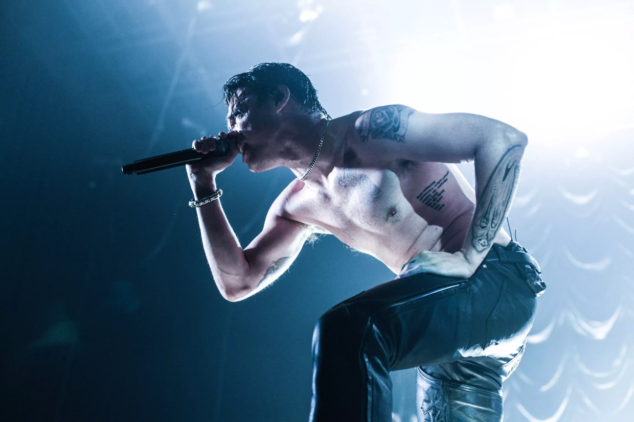Yungblud performing at Mission Ballroom in Denver