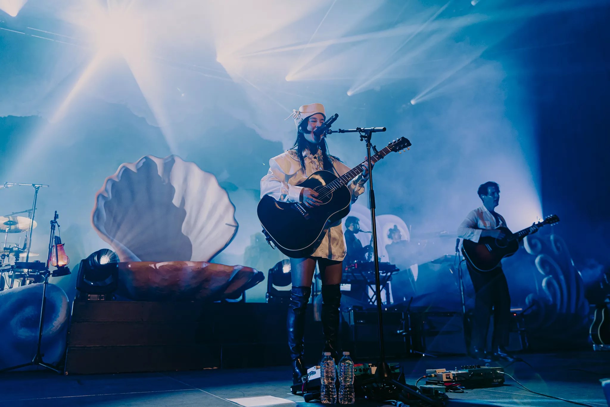 Japanese Breakfast on stage at the Mission Ballroom for her Melancholy Tour.