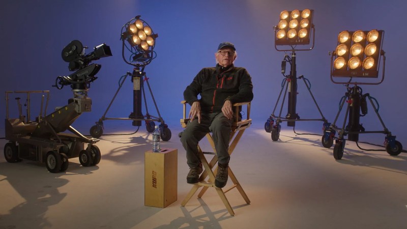 A man on a film set