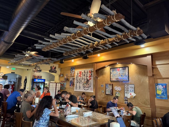 interior of a Japanese restaurant
